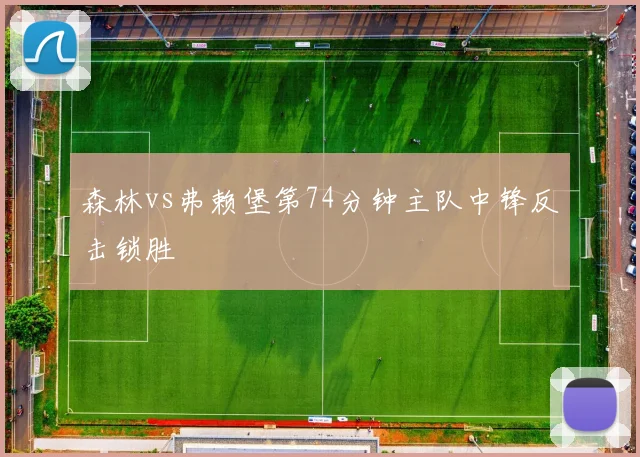 森林vs弗赖堡第74分钟主队中锋反击锁胜